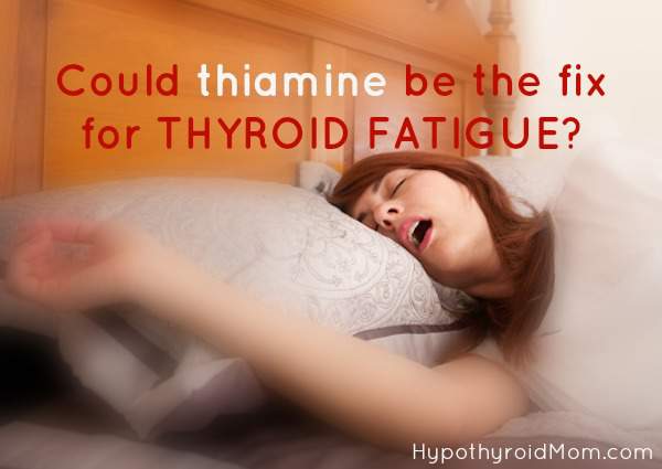 Could thiamine be the fix for thyroid fatigue?