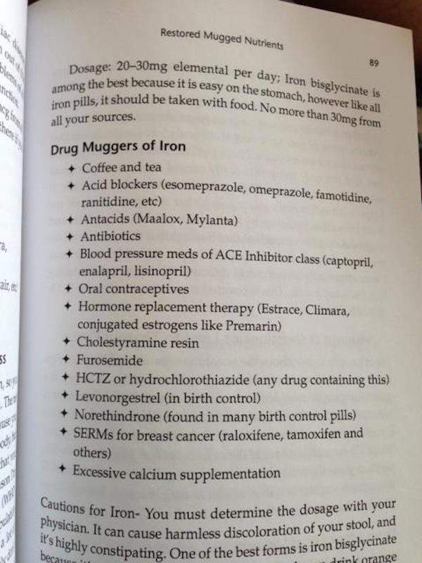 Drug muggers of iron