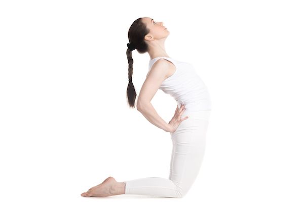 Ustrasana (The Camel pose) for Hypothyroidism