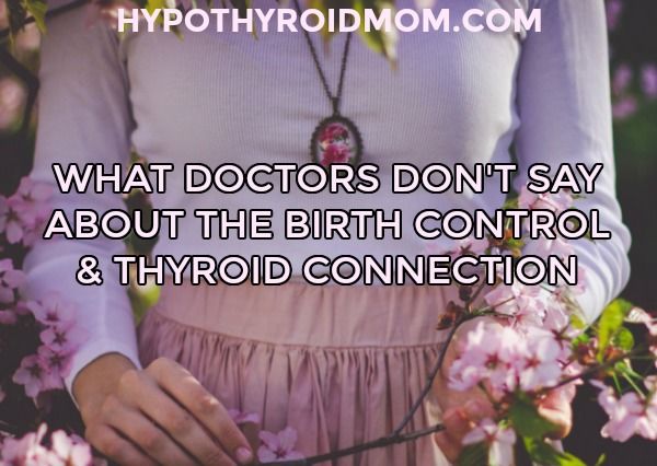 Birth control pills cause hypothyroidism
