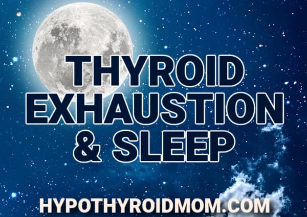 common sign of low thyroid is exhaustion fatigue and sleep problems