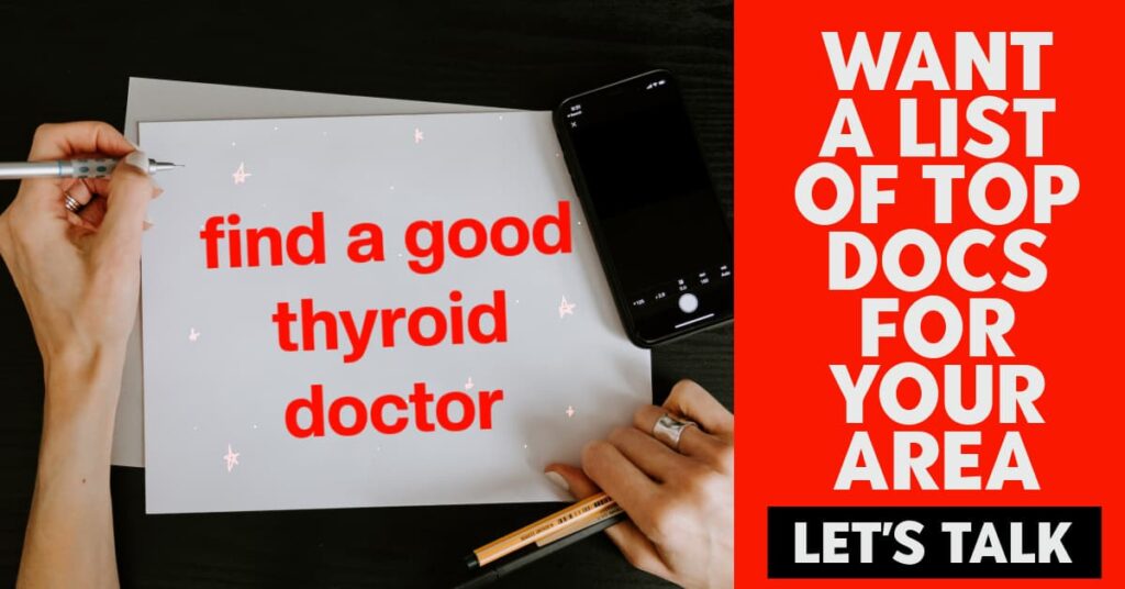Thyroid doctor list - Hypothyroid Mom
